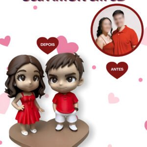 Boneco Miniatura Personalizado Com Sua Foto Bobblehead 3d