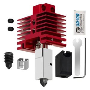 Kit Hotend Upgrade Bambu Lab P1s / X1c Aço Endurecido 0.4mm Bivolt