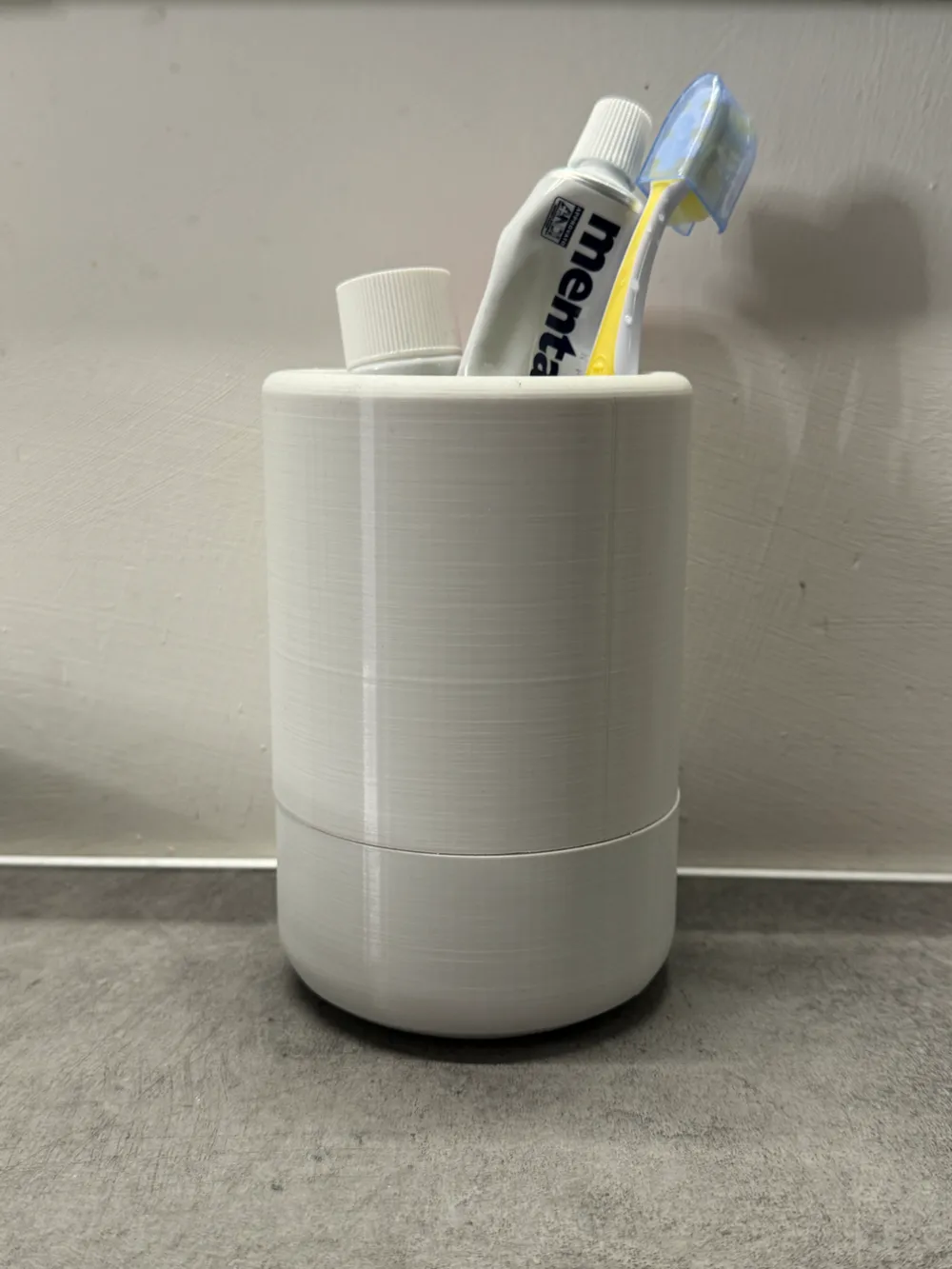 Exemplo de vaso funcional impresso em 3D